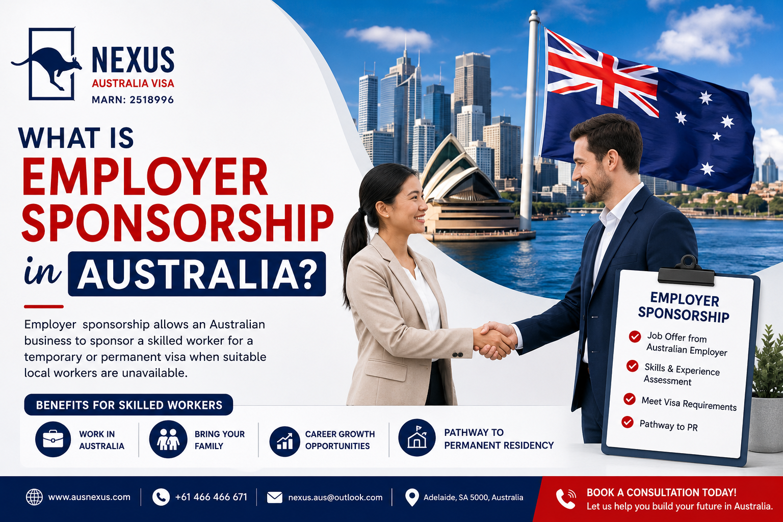 Read more about the article What is Employer Sponsorship in Australia? A Complete Guide for Skilled Workers