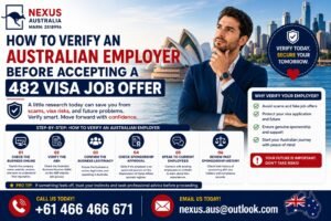 Read more about the article How to Verify an Australian Employer Before Accepting a 482 Visa Job Offer